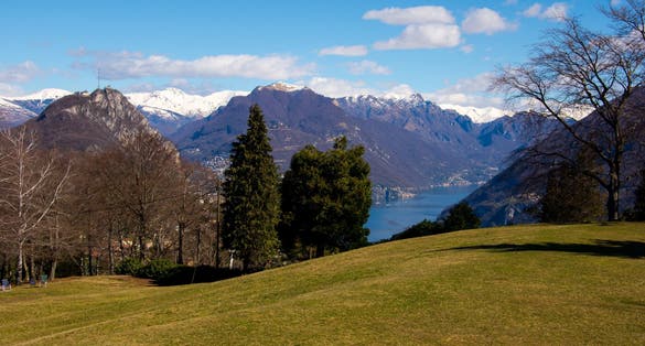 photo of Parco San Grato in Carona, Switzerland in a sunny day.