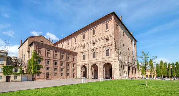 Parma, Italy. View of Palazzo della Pilotta - 16th-century palace complex in historical centre of the city