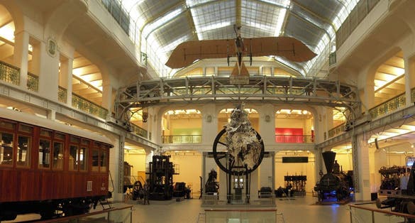 The historic Technical Museum of Vienna opened in 1918. Build under the regency of Franz Joseph I Emperor of Austria.