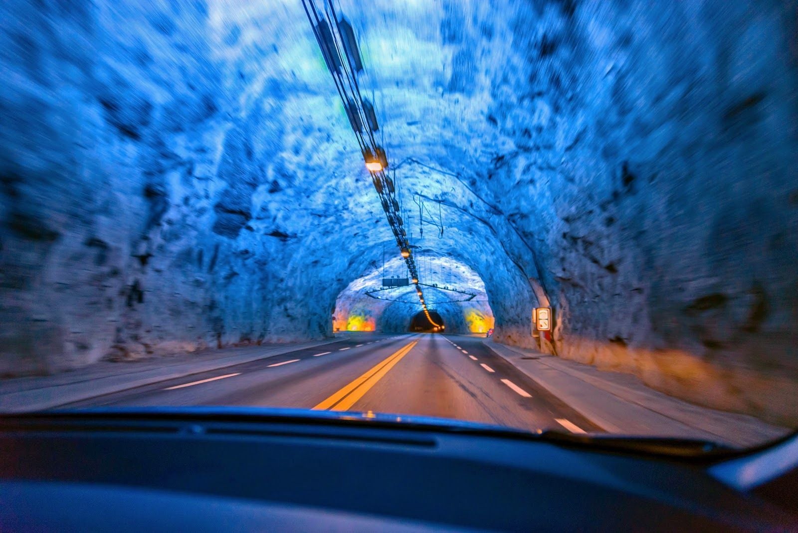 Lærdalstunnelen, Aurland, Vestland, Norway
