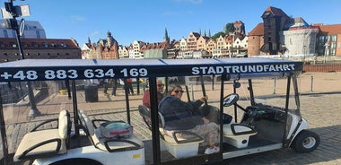Gdańsk: City Sightseeing Tour by Buggy/Golf Cart LIVE GUIDED 1H