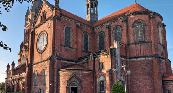 Cathedral Basilica of the Assumption of the Blessed Virgin Mary,Sosnowiec,Poland.