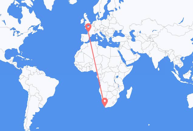 Cape Town to Bordeaux