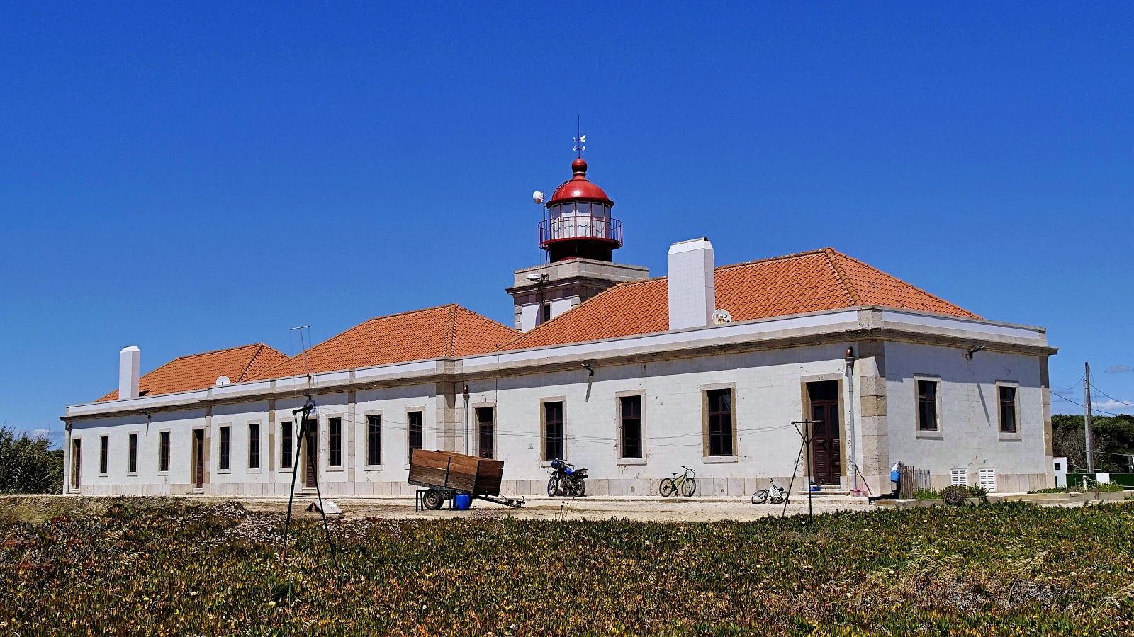 Farol Cabo Sardão, São Teotónio, Odemira, Beja, Alentejo Litoral, Alentejo Region, Portugal