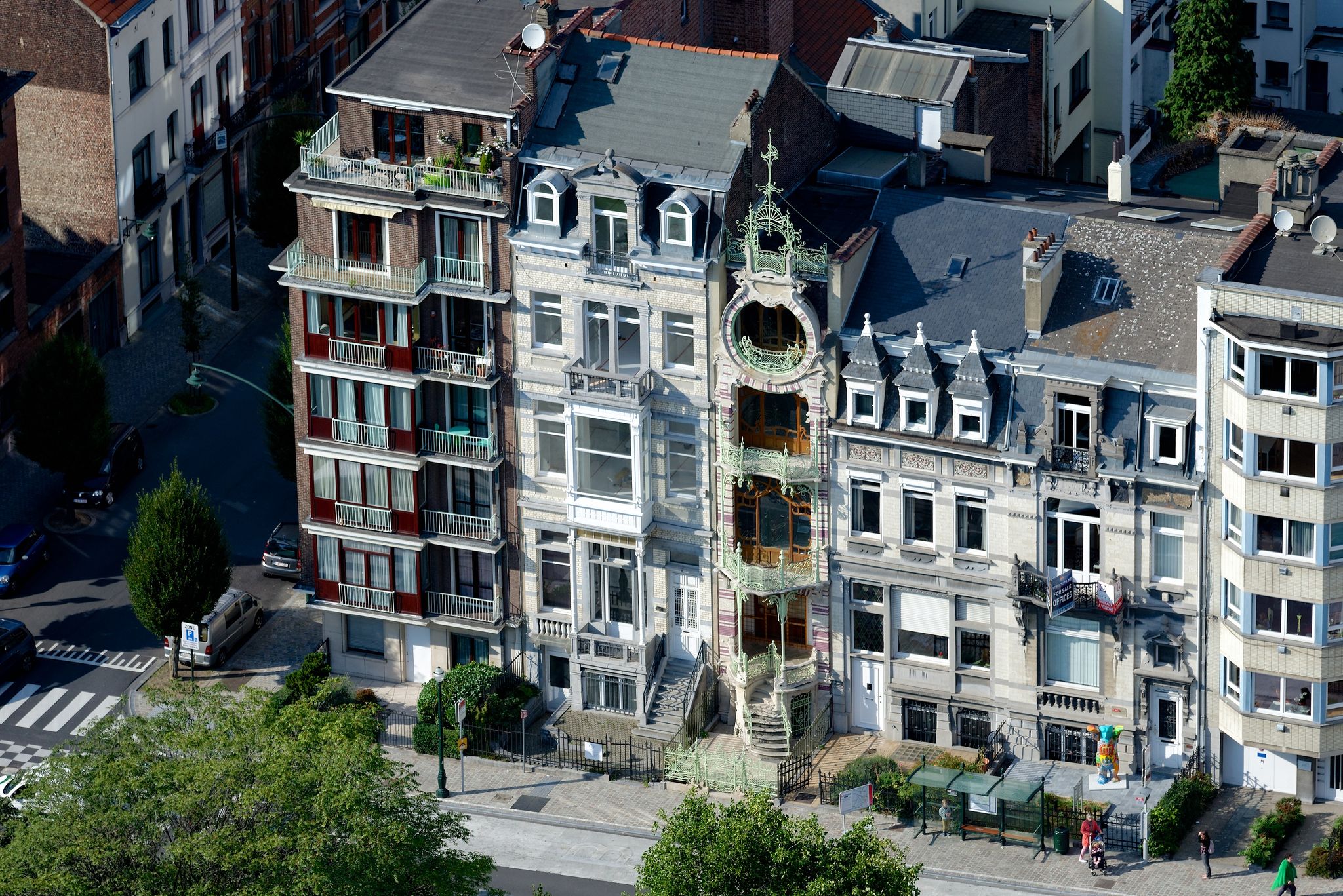 photo of view of Square Ambiorix - Ambiorixsquare, Brussels, Belgium.