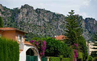 photo of an aerial panoramic view on marina in Beaulieu sur Mer, France.
