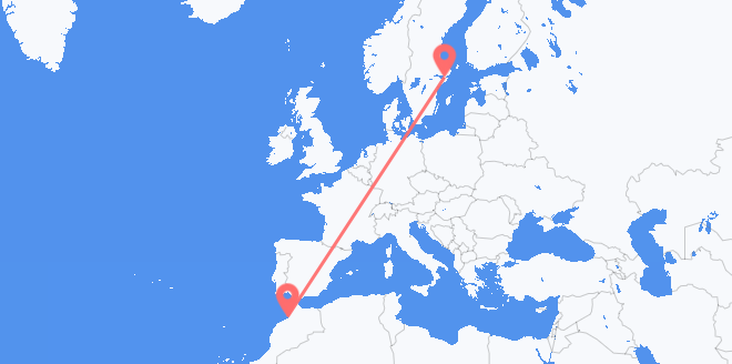 モロッコ スウェーデンへ