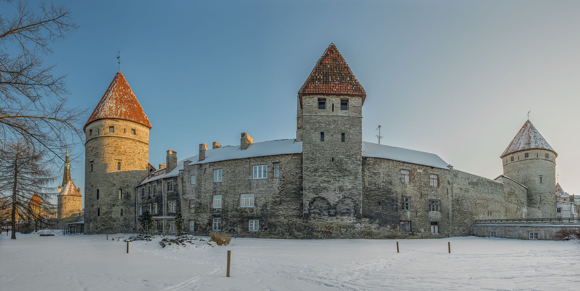 Photo of Tallinna Linnamuur in Old Town of Tallinn, Estonia.