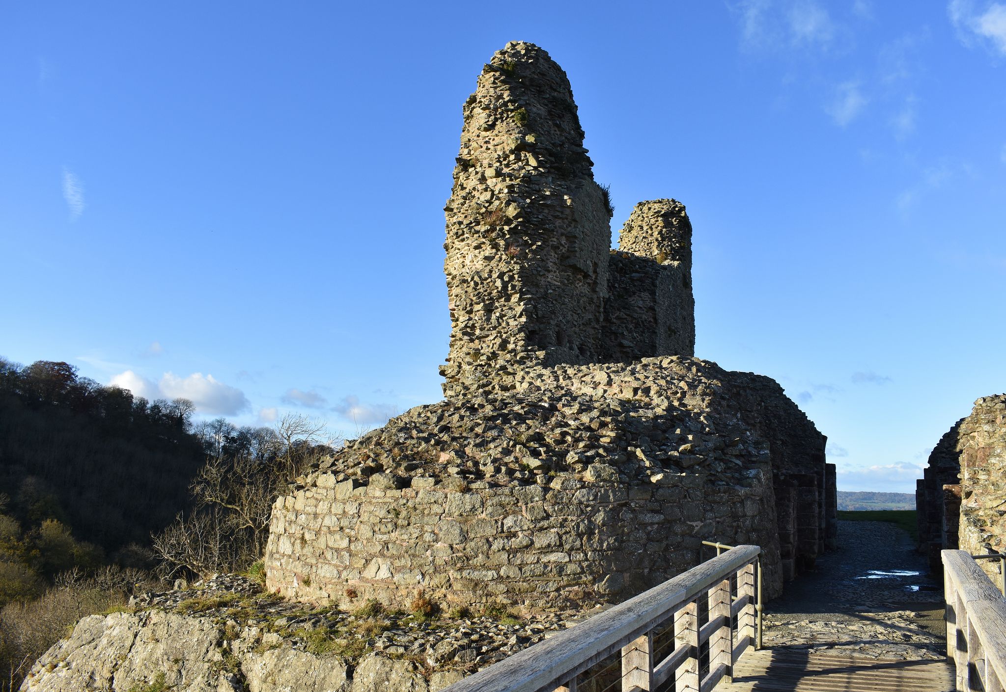 Photo of Montgomery Castle Ruin, Wales.