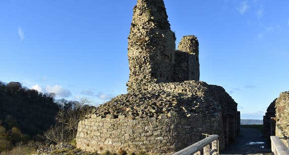 Photo of Montgomery Castle Ruin, Wales.