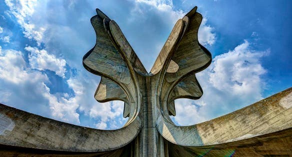 Jasenovac Memorial Site or Jasenovac contrentration camp Memorials (Spomen područje Jasenovac ili Spomen-područje bivšeg koncentracijskog logora III Ciglana Jasenovac - Hrvatska)