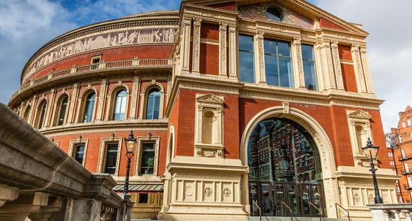 Photo of Royal Albert Hall in London, England.