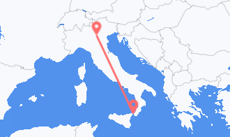 Train tickets from Reggio Calabria to Verona