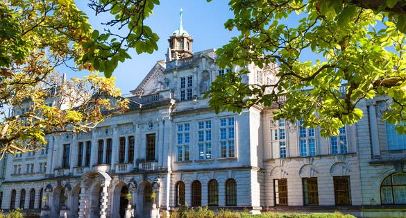 Photo of Cardiff University, Wales, UK.
