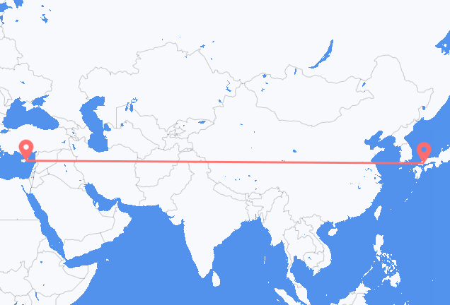 Hiroshima to Larnaca
