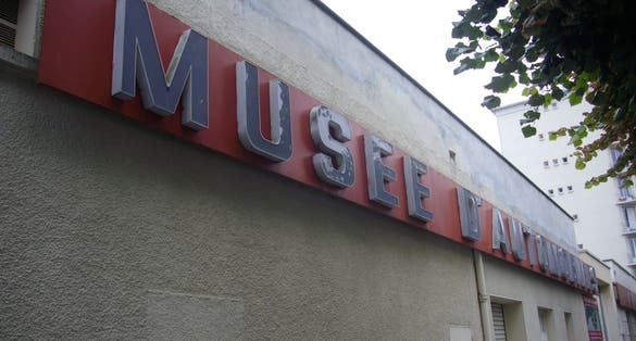 Museum sign.