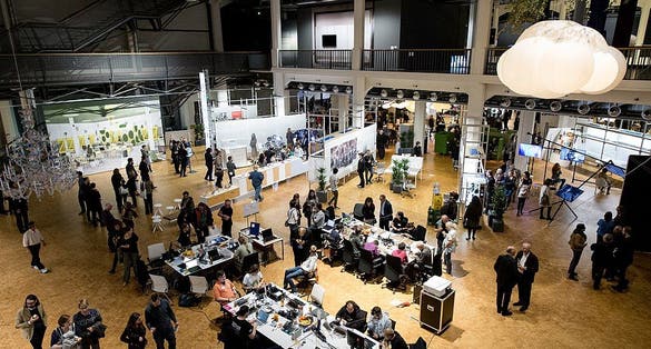 photo of View into the exhibition "Open Codes. The World as a Field of Data" at ZKM Karlsruhe, Germany.