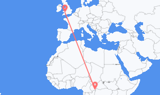 Central African Republic to Wales