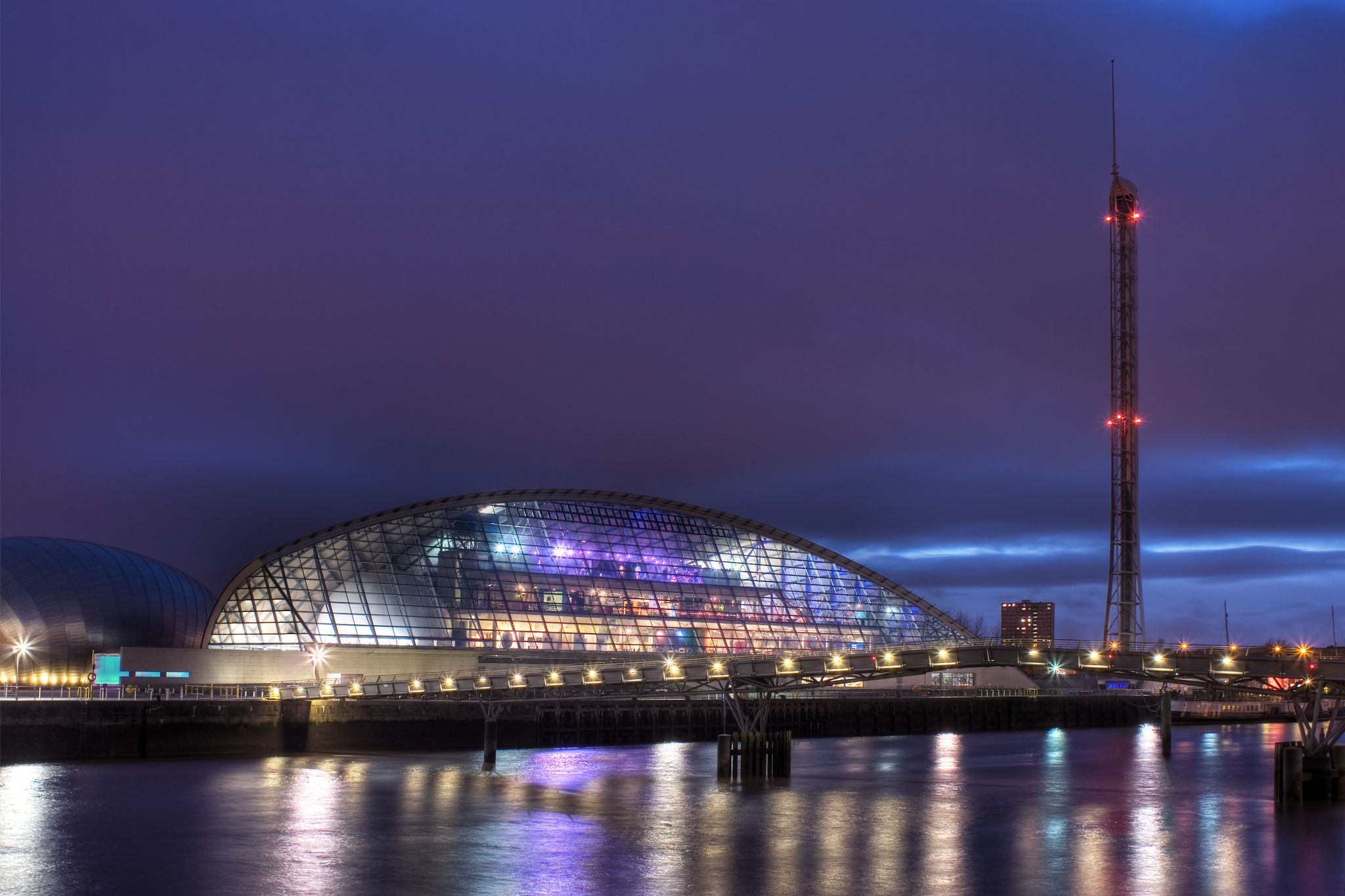 Photo of The Science Centre, an educational exhibition centre, in Govan, Glasgow.