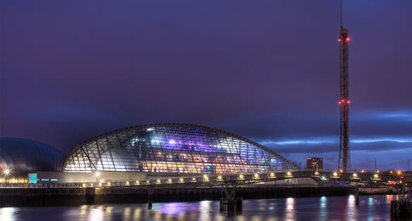 Photo of The Science Centre, an educational exhibition centre, in Govan, Glasgow.