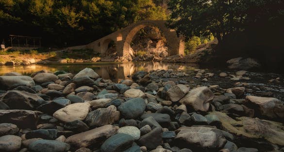 photo of  view of Devil's Bridge, Bulgaria,Diadovtsi bulgaria.