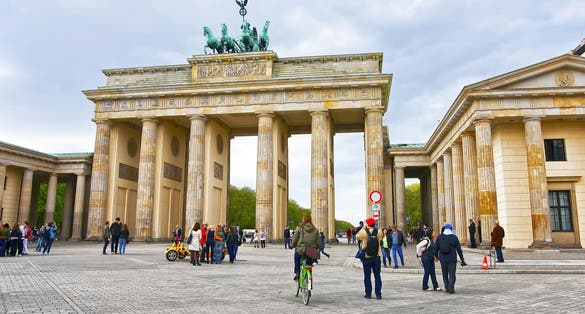 photo of view of Brandenburg Gate, Berline, Germany.