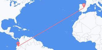 エクアドル スペインへ