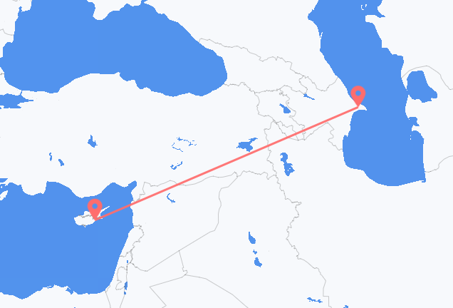 バクー ラルナカへ