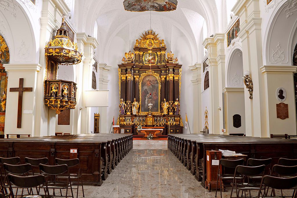 photo of Internal view Saint Anne Cathedral, Debrecen, Hungary.