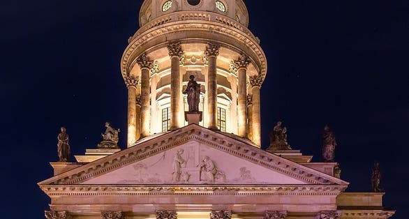 photo of view of French Cathedral, Berlin, Germany.