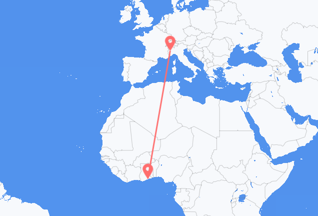 Аккра в Турин