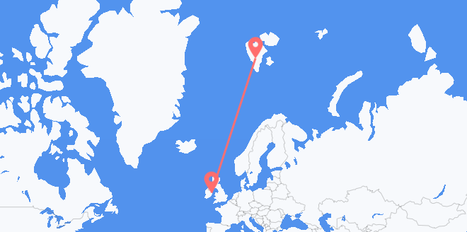 スバールバル諸島とヤンマイエン島 アイルランドへ