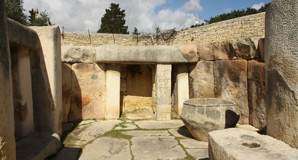 Photo of Tarxien Temples in the village called Tarxien, Malta.
