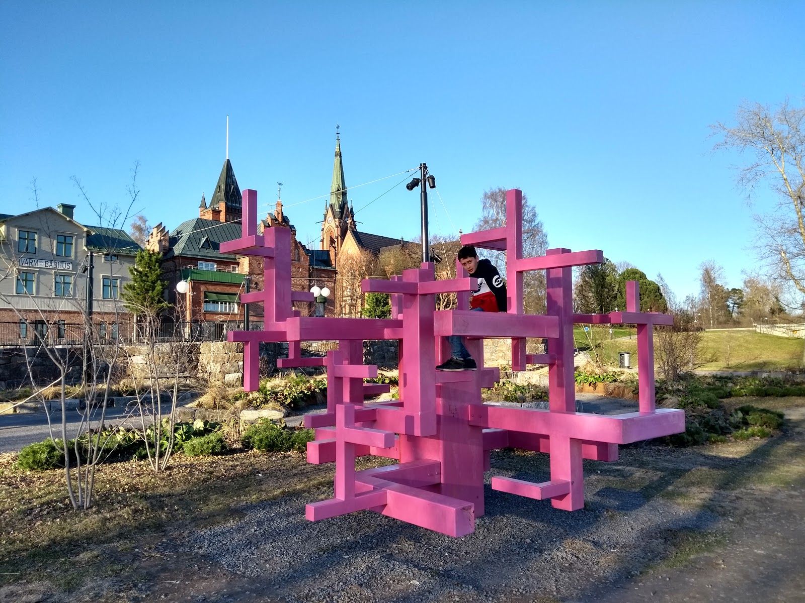 Årstidernas park, Centrum, Centrala stan, Umeå, Umeå kommun, Västerbotten County, Sweden