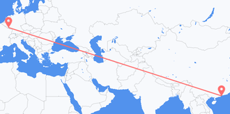 澳門 到卢森堡市