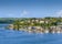 Photo of aerial view of Kinsale from mouth of the River Bandon, Ireland.