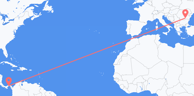 Panamá a Rumanía