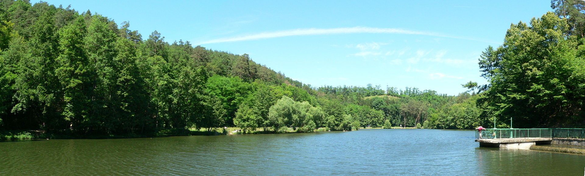 Photo of beautiful sunny spring day in Marianske Udoli ,Brno, Czech Republic.