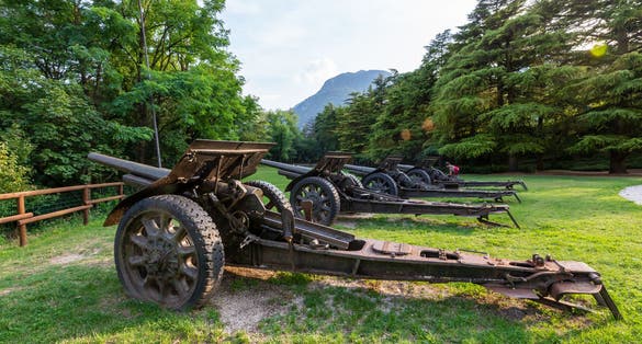 photo of Trento (Italy) - The green hill of Doss Trento .