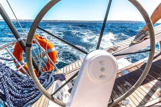Boat excursion in the bay of Palma