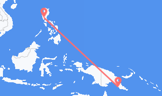 Port Moresby to Angeles