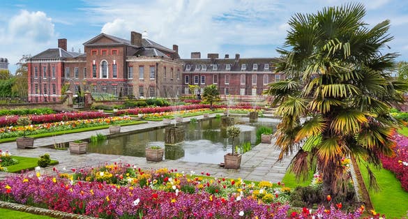 Photo of Kensington palace and gardens, London, UK.