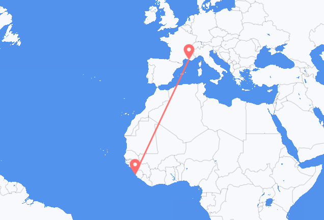Freetown to Marseille