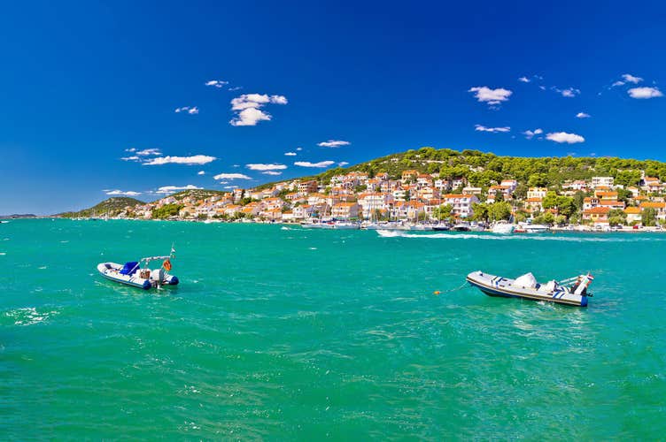 Turquoise summer destination - Tisno village, Island of Murter