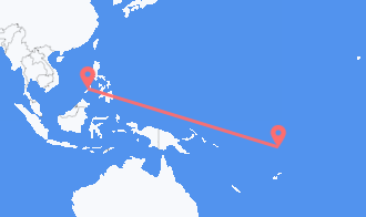 Funafuti to Puerto Princesa