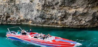 Sliema: Powerboat trip to Gozo & Comino with Caves