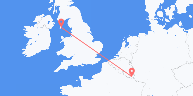 Luxemburg nach die Isle of Man