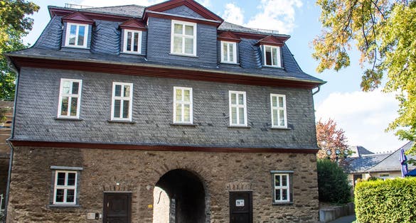 The upper castle in Siegen, Germany.