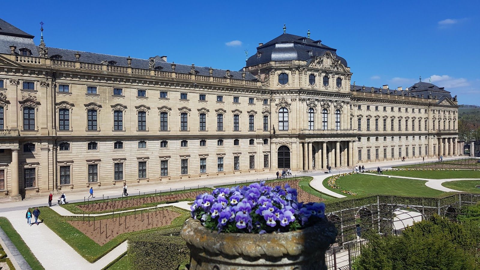 Court Garden, Würzburg Altstadt, Würzburg, Bavaria, Germany