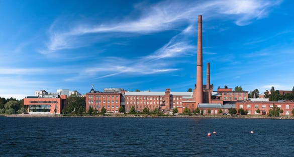 Photo of Vaasa University in old factory building Vaasa ,Finland.